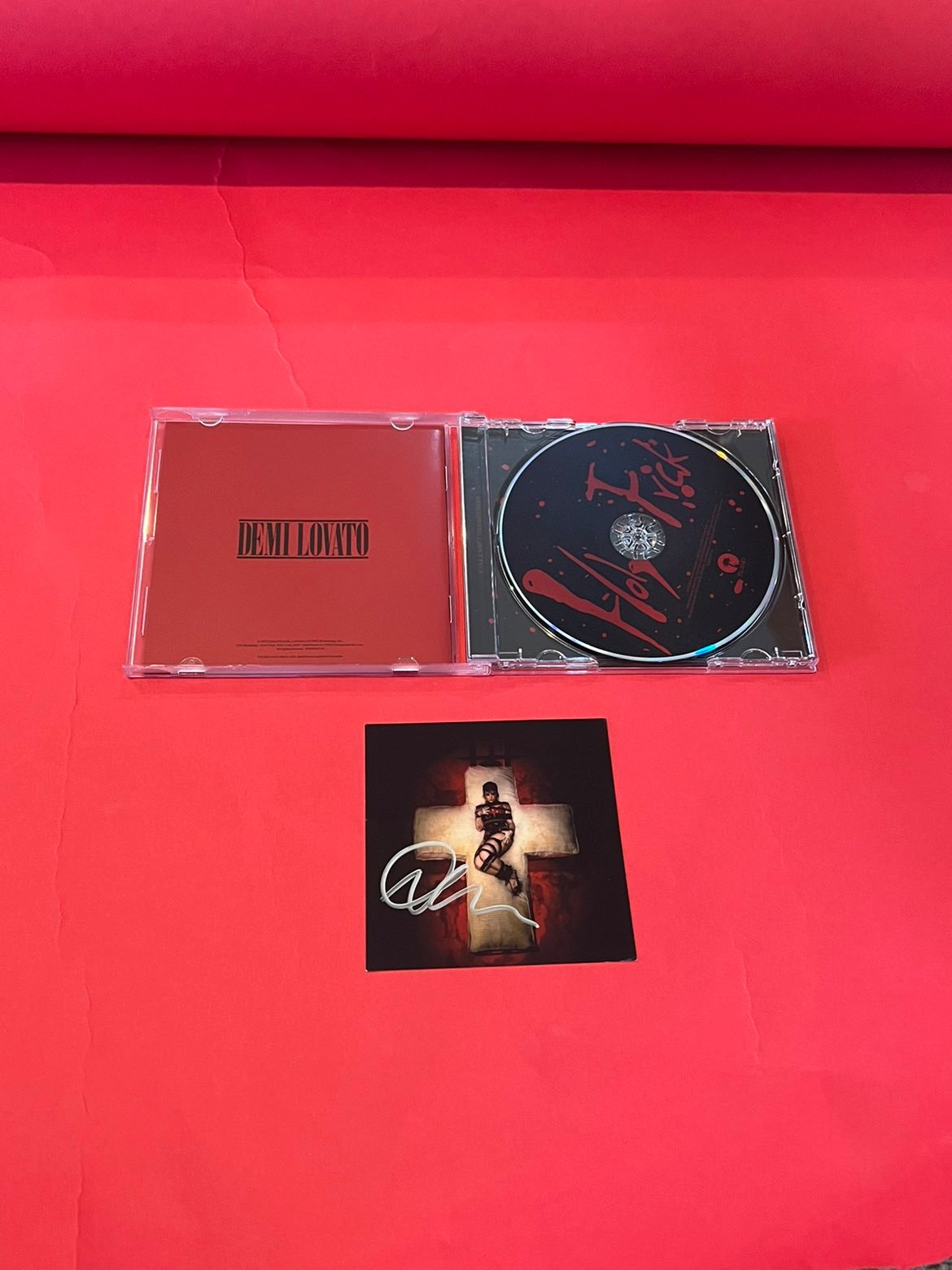 Demi Lovato Signed CD