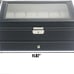 12 Slot PU Leather Lockable Watch Storage Boxes,2-tier Organizer Watch Showcase