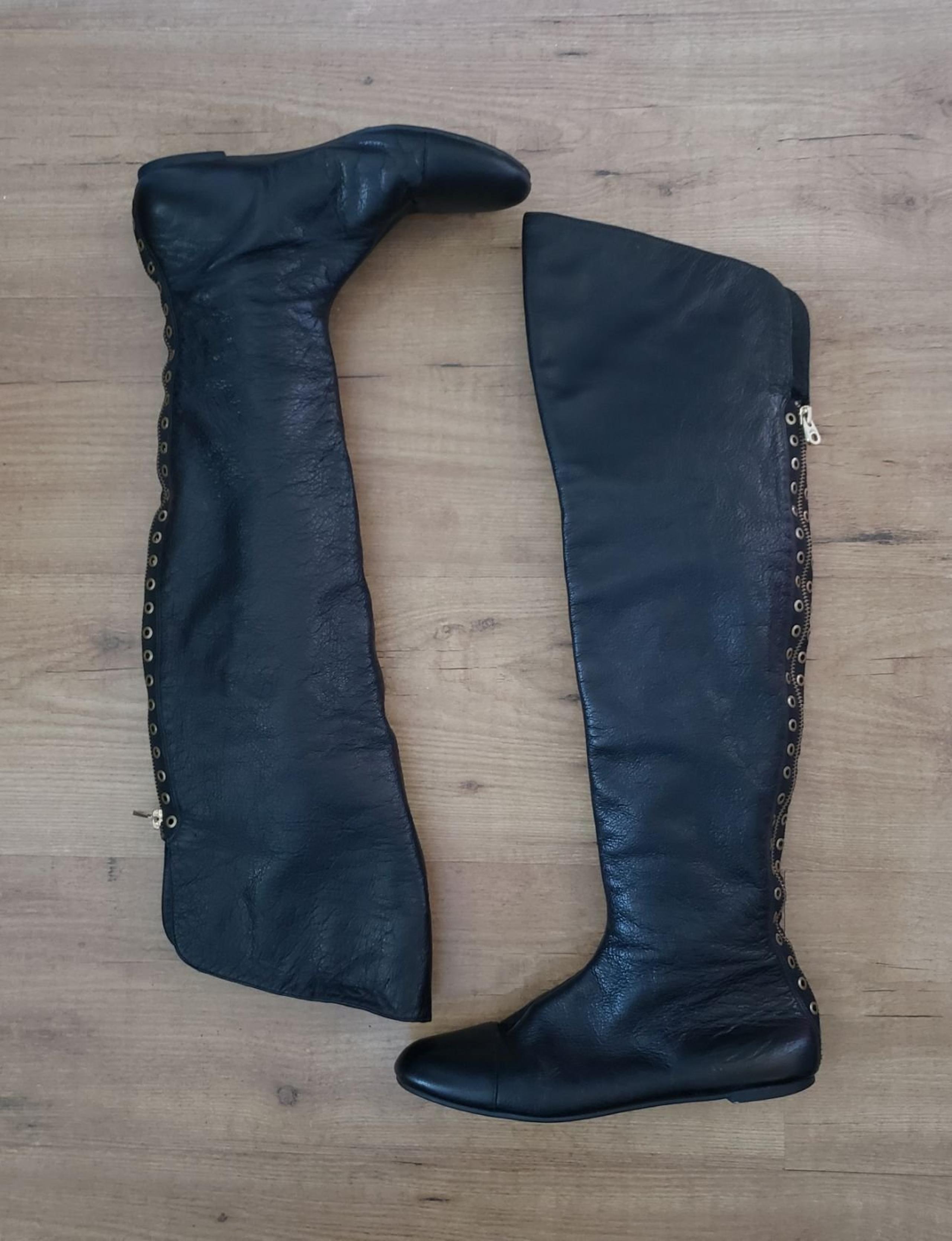 Marc  by Marc Jacobs Leather Flat Boots