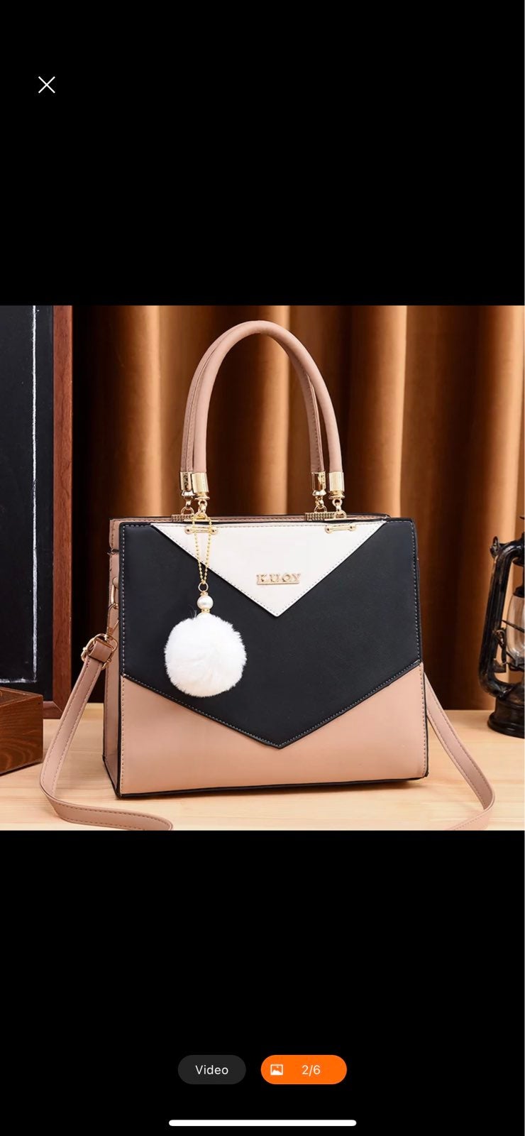 Pupi Fashion Leather Casual Hand Shoulder bag