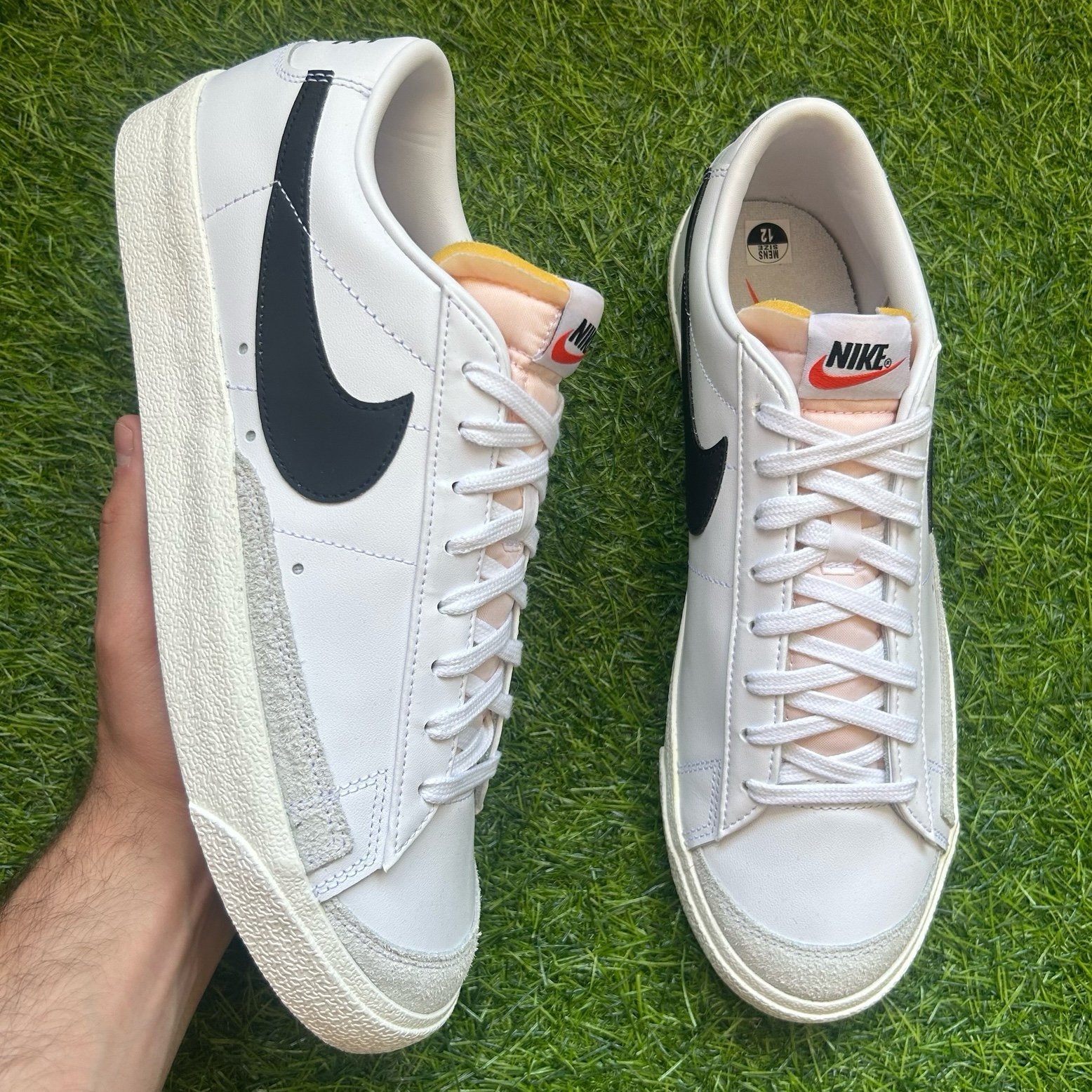 NEW Nike Blazer Low 77 Vintage White Black Men’s Size 8