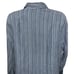 Vince Uneven Stripe Full Zip Hemp Shirt Jacket NWT Size Large