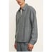 Vince Uneven Stripe Full Zip Hemp Shirt Jacket NWT Size Large