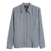 Vince Uneven Stripe Full Zip Hemp Shirt Jacket NWT Size Large
