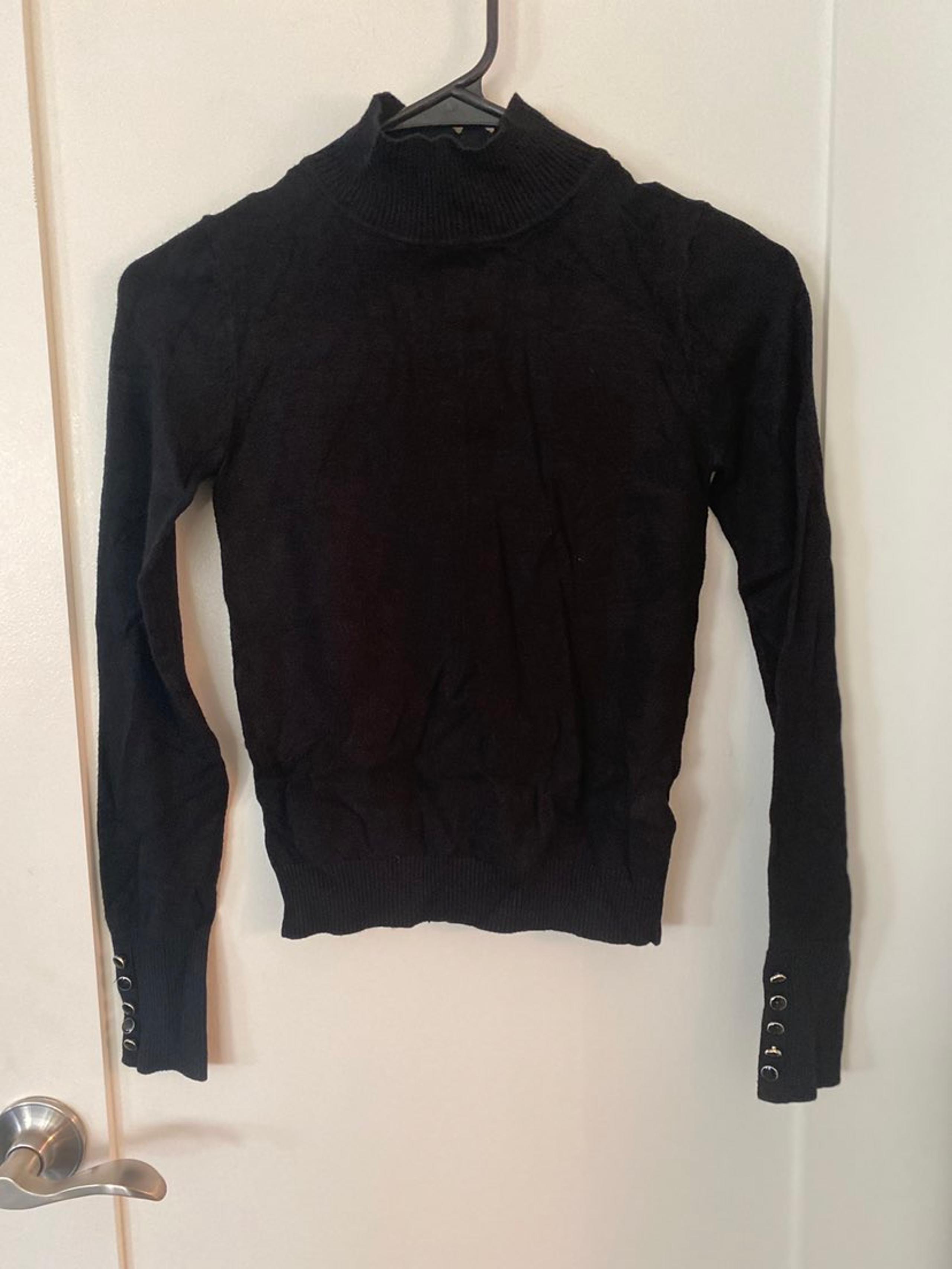 High neck sweater