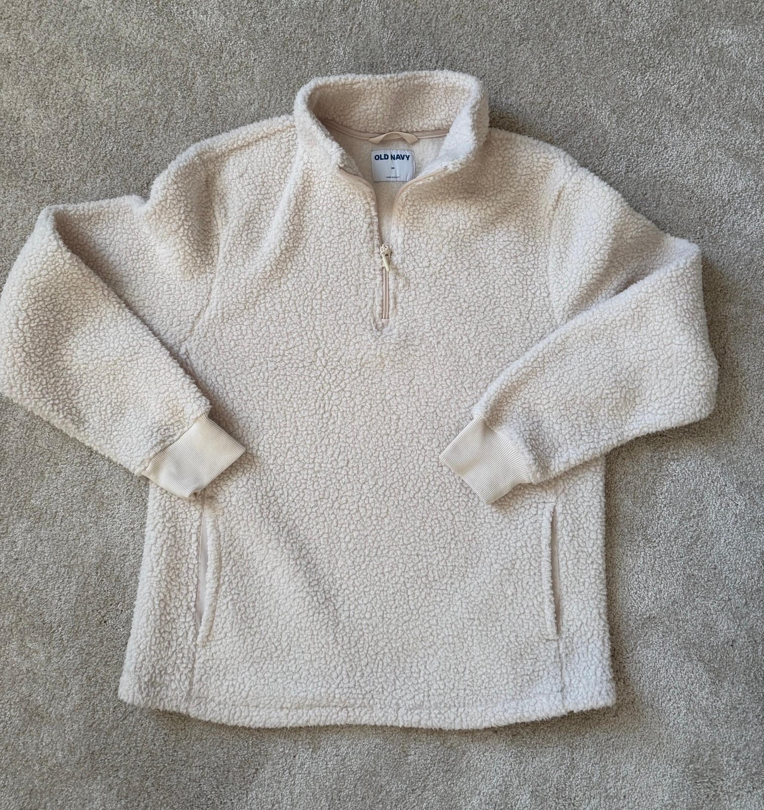Old Navy Sherpa Fleece Pullover- Medium