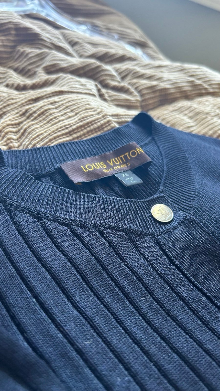 Louis Vuitton Uniformes Viscose Nylon Cardigan