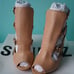 Schutz Celena Leather Caged Peep Toe Size 8
