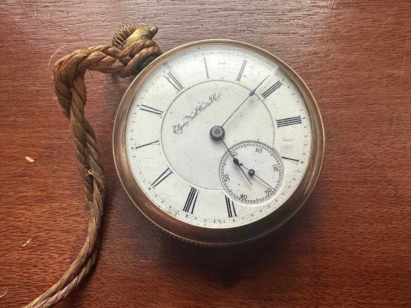 1888 Elgin Goddard Moses Gold Filled Pocket Watch 18s Model 5 Class 9 15-17j