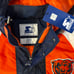 Chicago Bears Starter 1/4 Zip Hooded Pullover Jacket Sz Medium NEW
