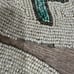 Set of 4 placemats tropical theme turtle seaweed 15” beaded Coastal Collection