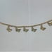 Gold Plated Butterfly Charm Bracelet