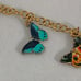 Gold Plated Butterfly Charm Bracelet