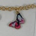 Gold Plated Butterfly Charm Bracelet