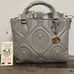 NWT Valentino Orlandi Top Handle V Logo Quilted Bag Pendant & Signature Strap