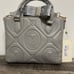 NWT Valentino Orlandi Top Handle V Logo Quilted Bag Pendant & Signature Strap