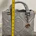 NWT Valentino Orlandi Top Handle V Logo Quilted Bag Pendant & Signature Strap