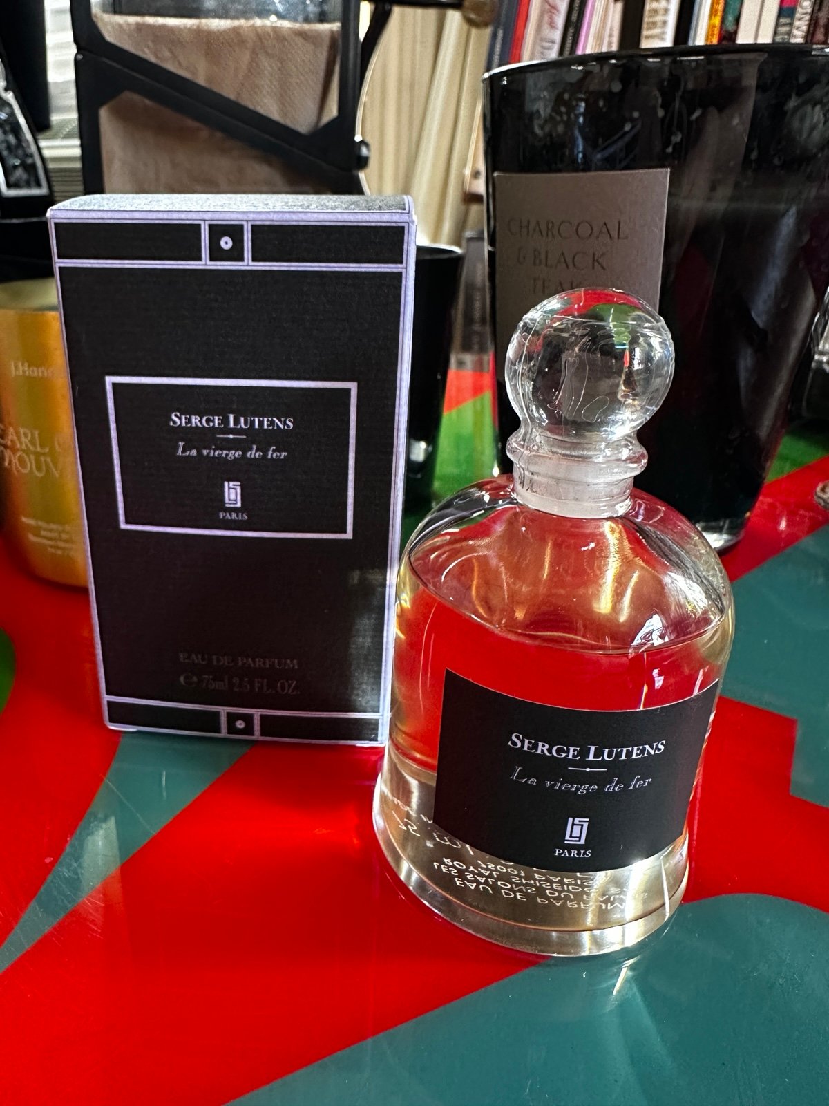 Serge Lutens La vierge de fer “Iron Maiden” 75ml Eau de Parfum bell jar NWT