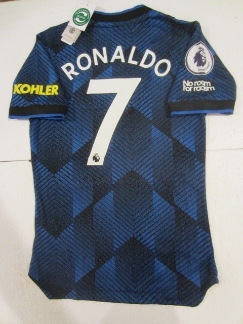 Cristiano Ronaldo Manchester United EPL Match Slim Third Soccer Jersey 2021-2022