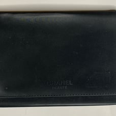 Vintage Chanel Beauty Black Tri-Fold Brush Holder