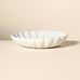 98 oz Scalloped Edge Stoneware Shallow Serving Bowl Cream - Hearth & Hand™