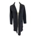 Madewell Black Merino Wool Camden Sweater Coat XS Long Oversized Cardigan