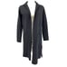Madewell Black Merino Wool Camden Sweater Coat XS Long Oversized Cardigan