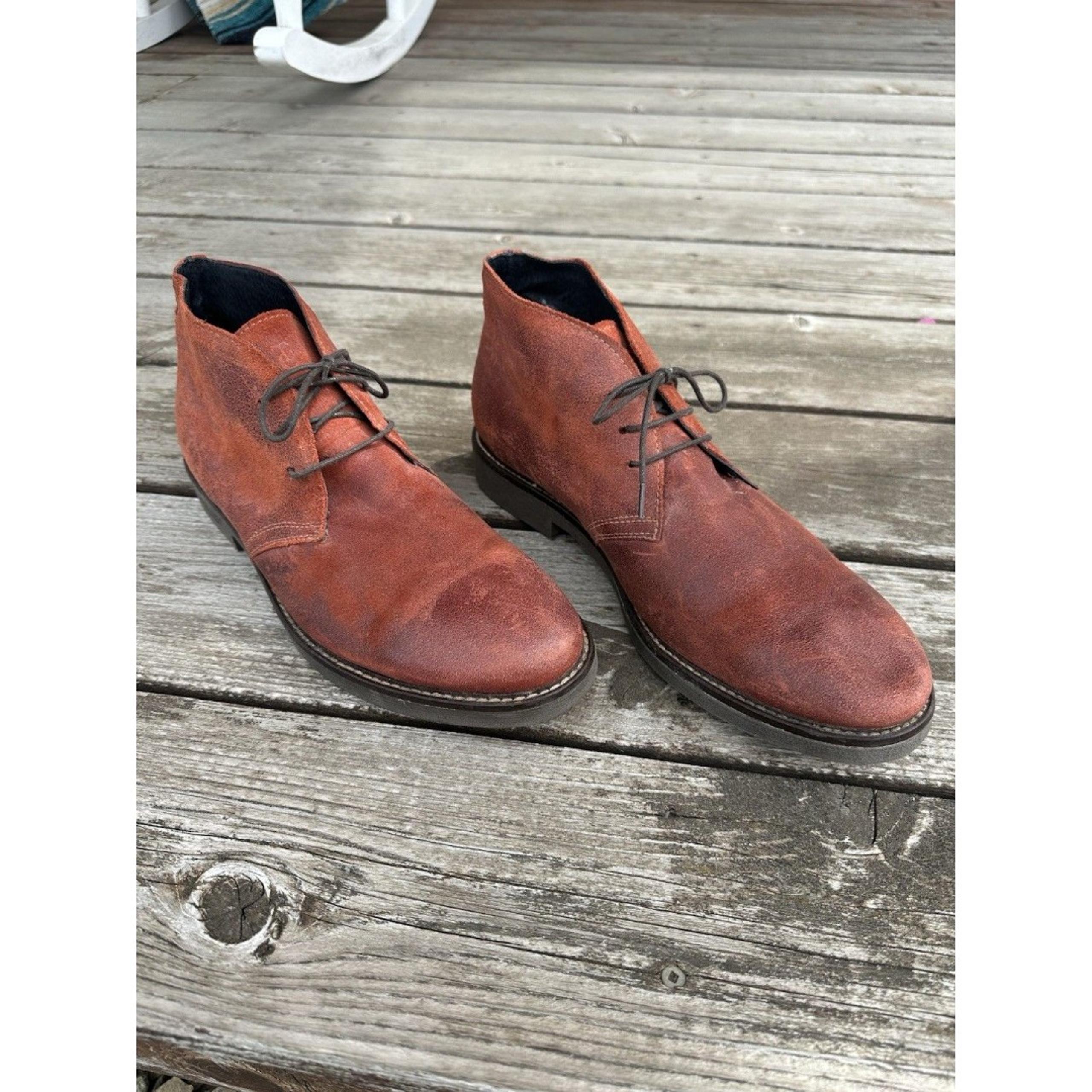 Trussardi  Ankle Boots Burnt Orange Sz 42