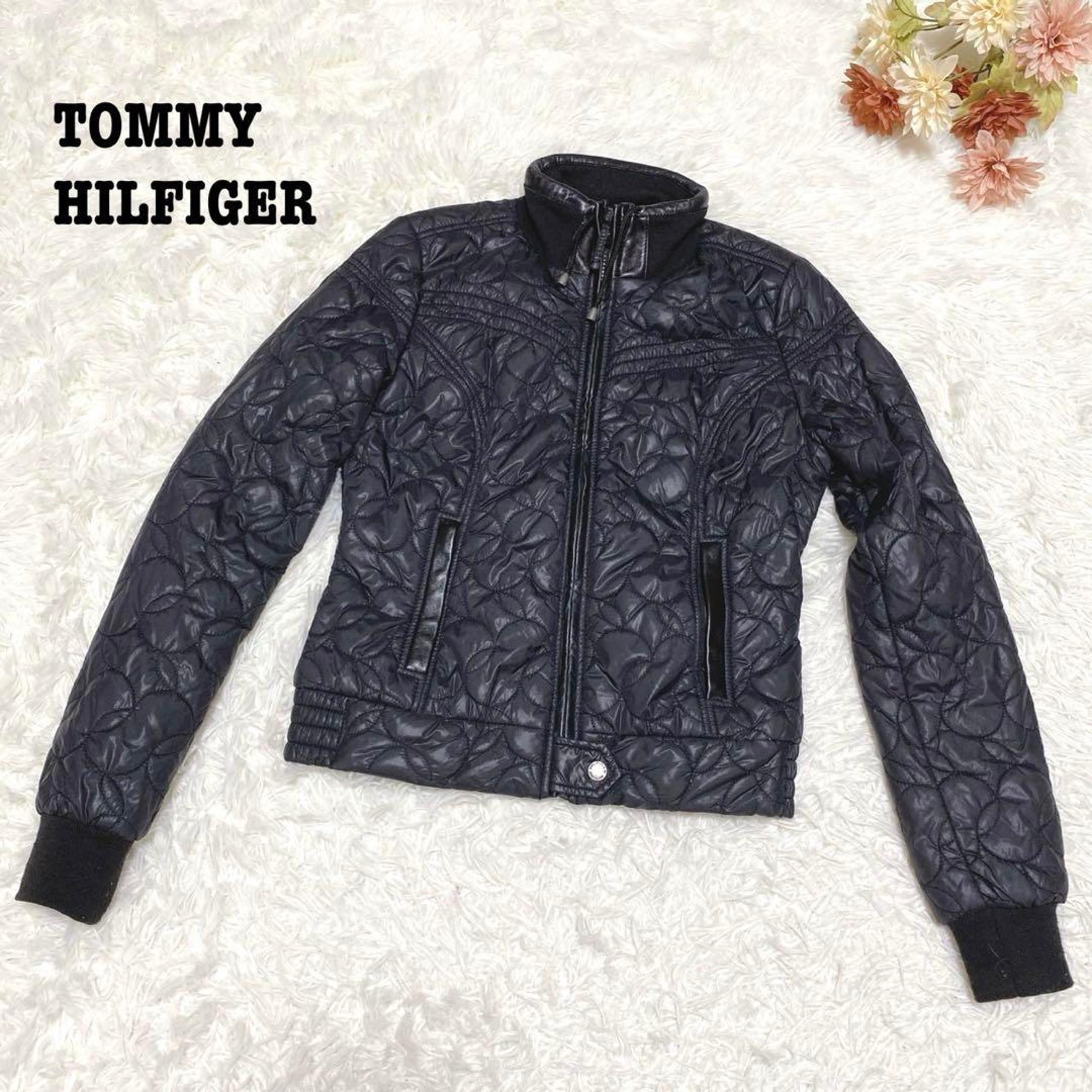s.454 [Hilfiger Denim] Quilted Jacket, Black.  Cool.