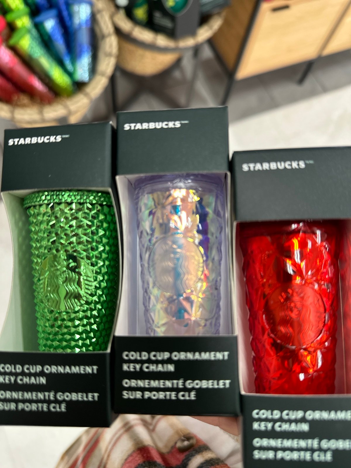 Starbucks holiday ornament set 2023