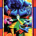 Blacklight Tapestry Psychedelic Trippy Hippie Decor UV Blacklight Surreal Art