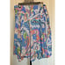 Lauren Ralph Lauren Women's Size 12 Blue Multi Paisley Print Fully Lined Skirt