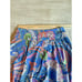 Lauren Ralph Lauren Women's Size 12 Blue Multi Paisley Print Fully Lined Skirt