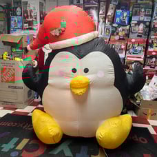 Gemmy 2008 Airblown Inflatable 6ft Chubby Penguin (Read)