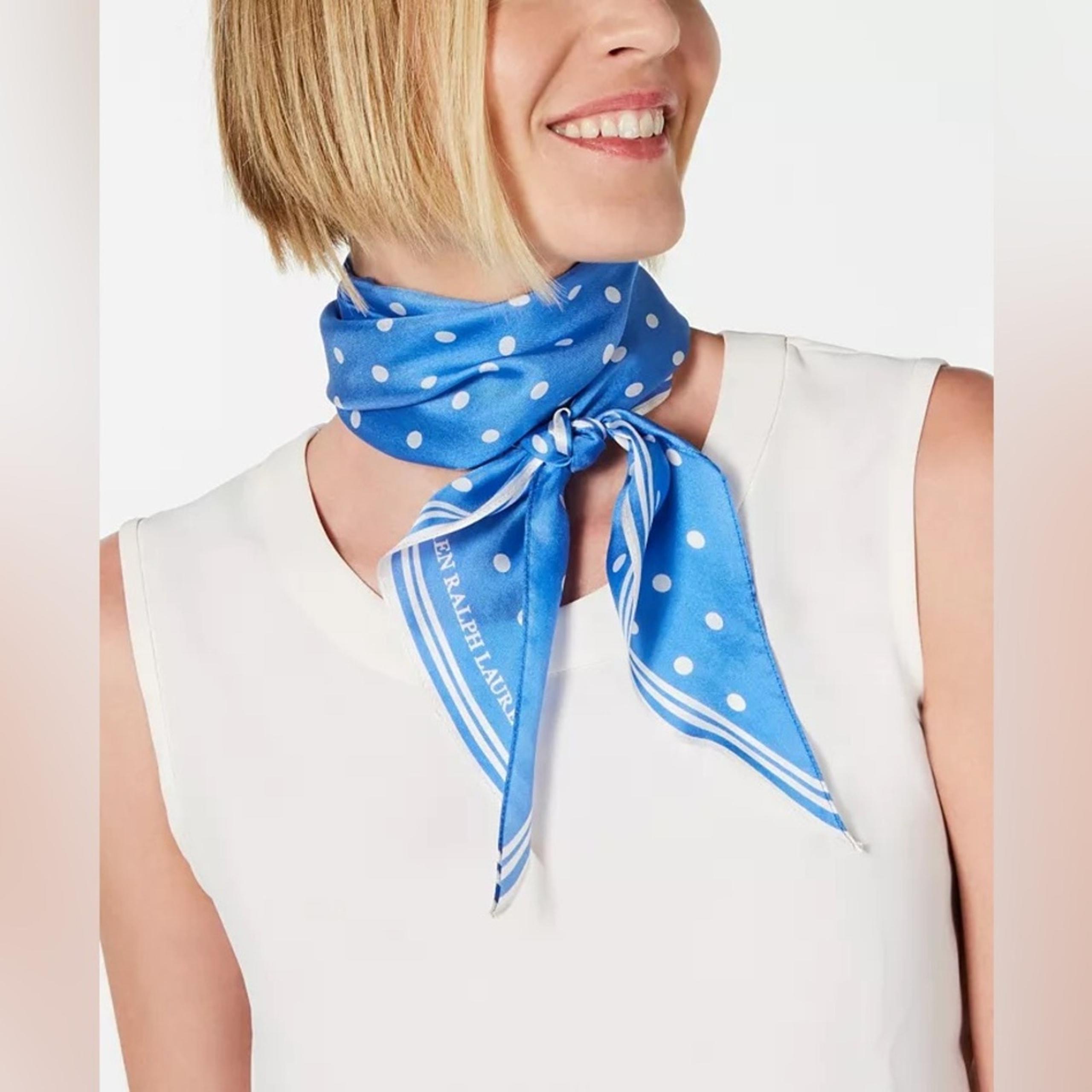 NWOT Lauren Ralph Lauren Daniella Silk Oblong Scarf