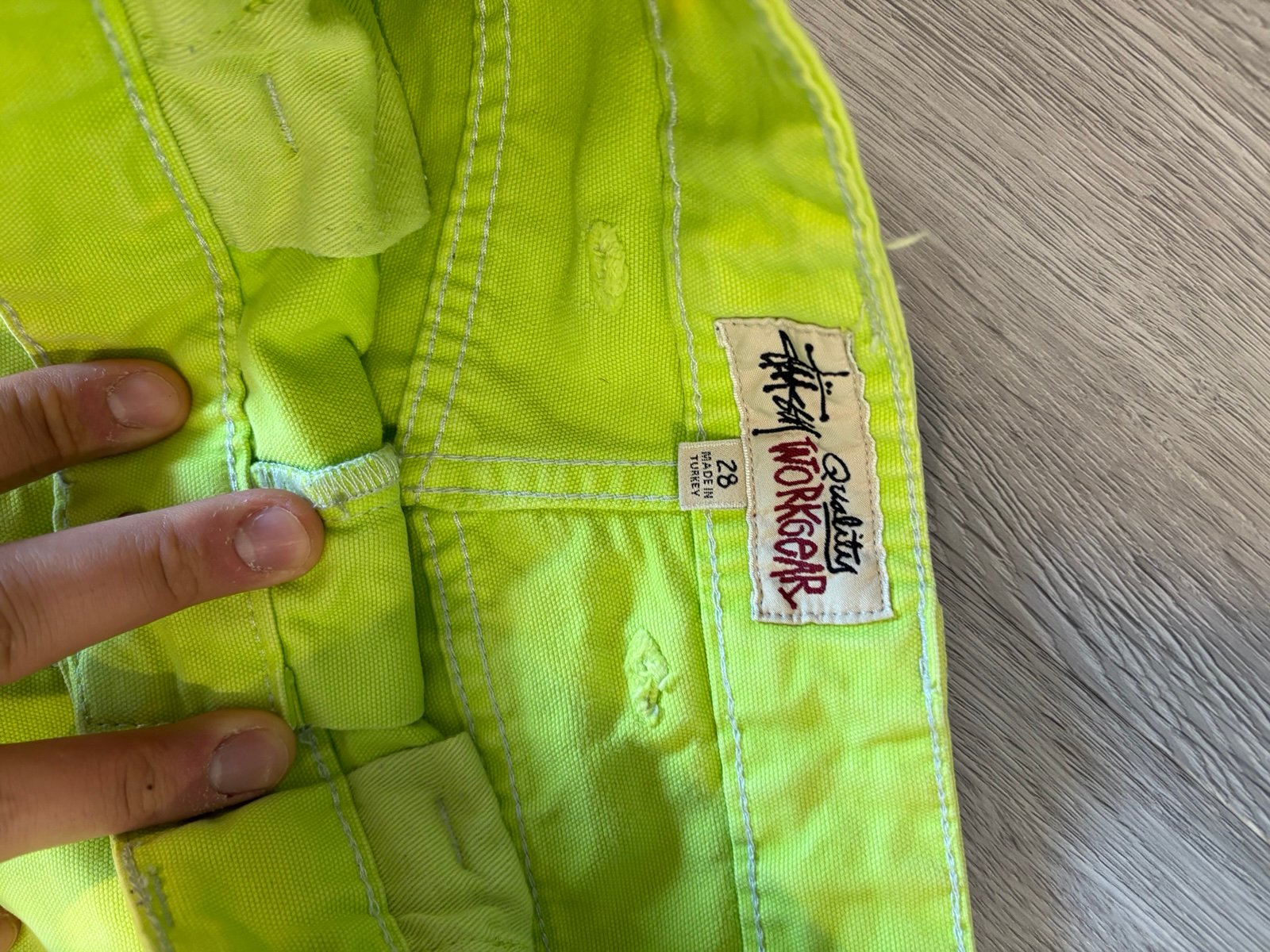 STUSSY WORK PANT CANVAS