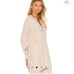 Free People Around The Clock Pullover Henley Sweater Oatmeal Oversized Size S