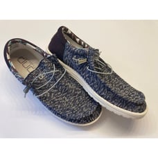 Hey Dude Wally Sox Funk Blue Nights Casual Shoe Mens Size 14 Lace Up Lightweight