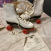 Vintage roller derby skates size 10 white and pink