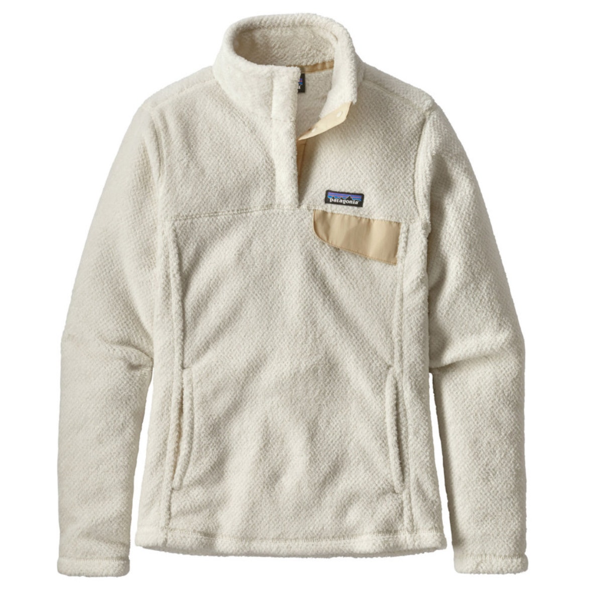 Patagonia Re-Tool Snap T Women's Fleece Pullover Off-White Size Small 139
