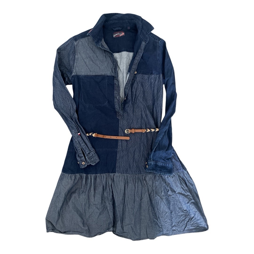Denim Patchwork Dress