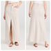 Reformation Tazz Linen Maxi Skirt Size 2 in Oatmeal NWT