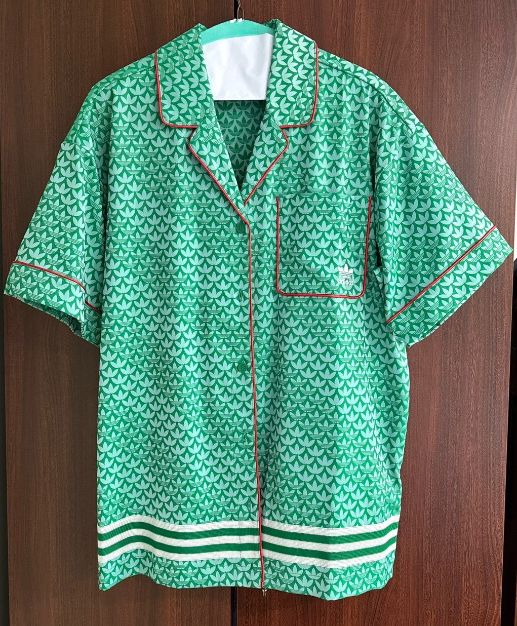 Adidas originals Adicolor 70s Satin Shirt - Size Small
