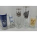 Lot of 5 Beer Liquor Glasses Market St Seagrams Kriek King Stefans FREE SHIPPING