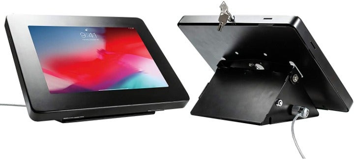 Angle-Flip Security POS Kiosk for Tablet