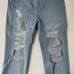 FITJEANS REGULAR SUPER RIPPED HIGH WAISTED - BLEACH BLUE