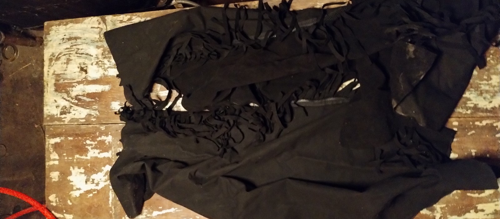 Black western chaps