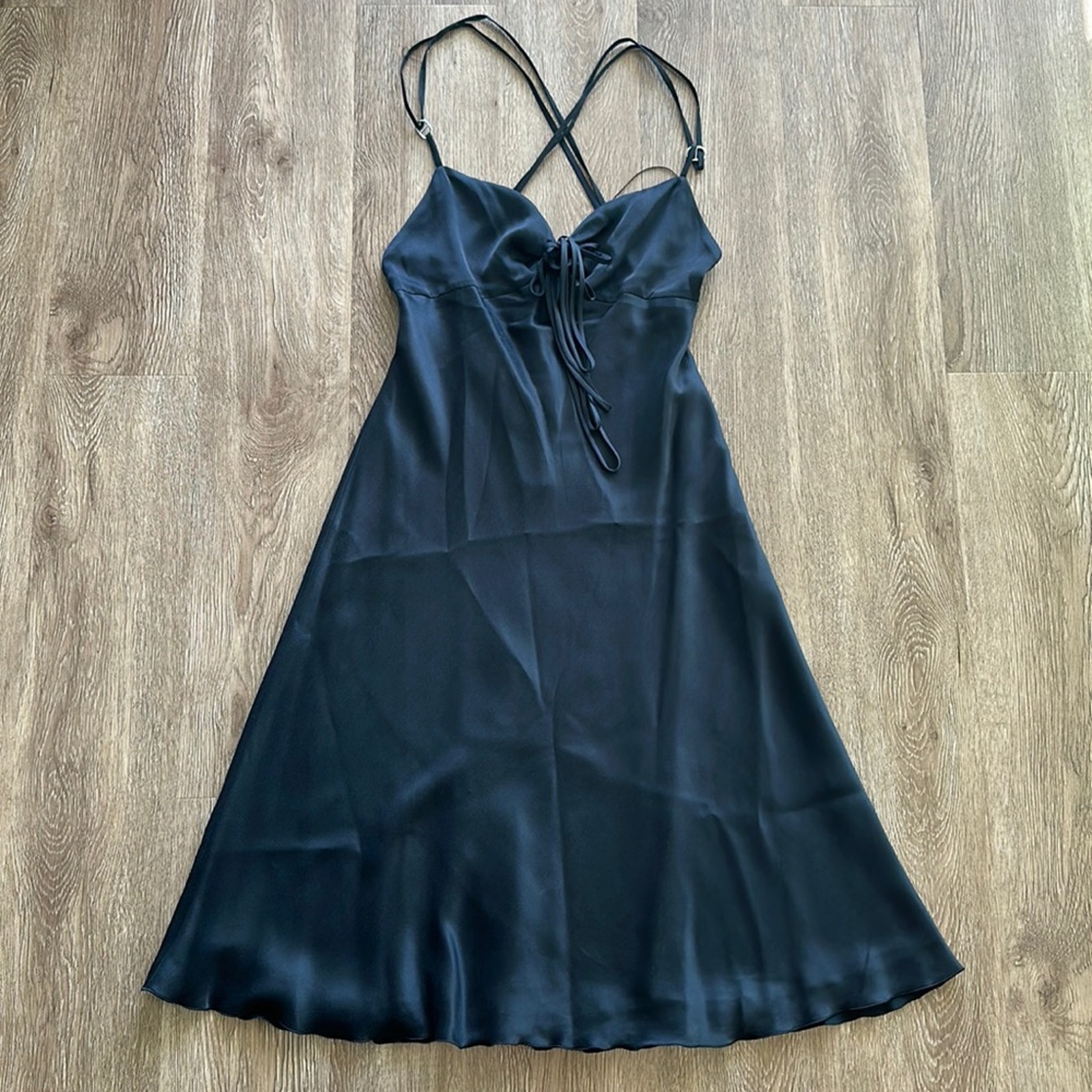 Hugo Boss Silk Strappy Back Dress
