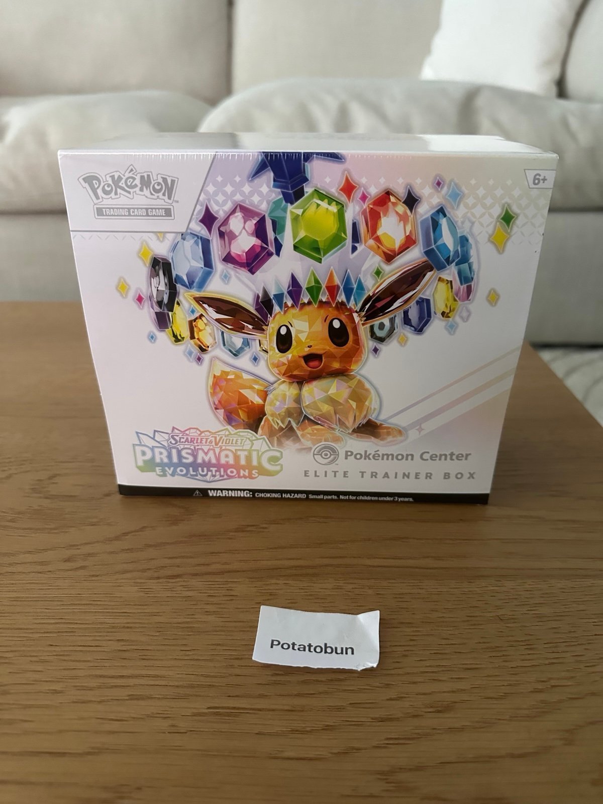 Pokemon Prismatic Evolutions Pokemon Center Exclusive ETB - Elite Trainer Box