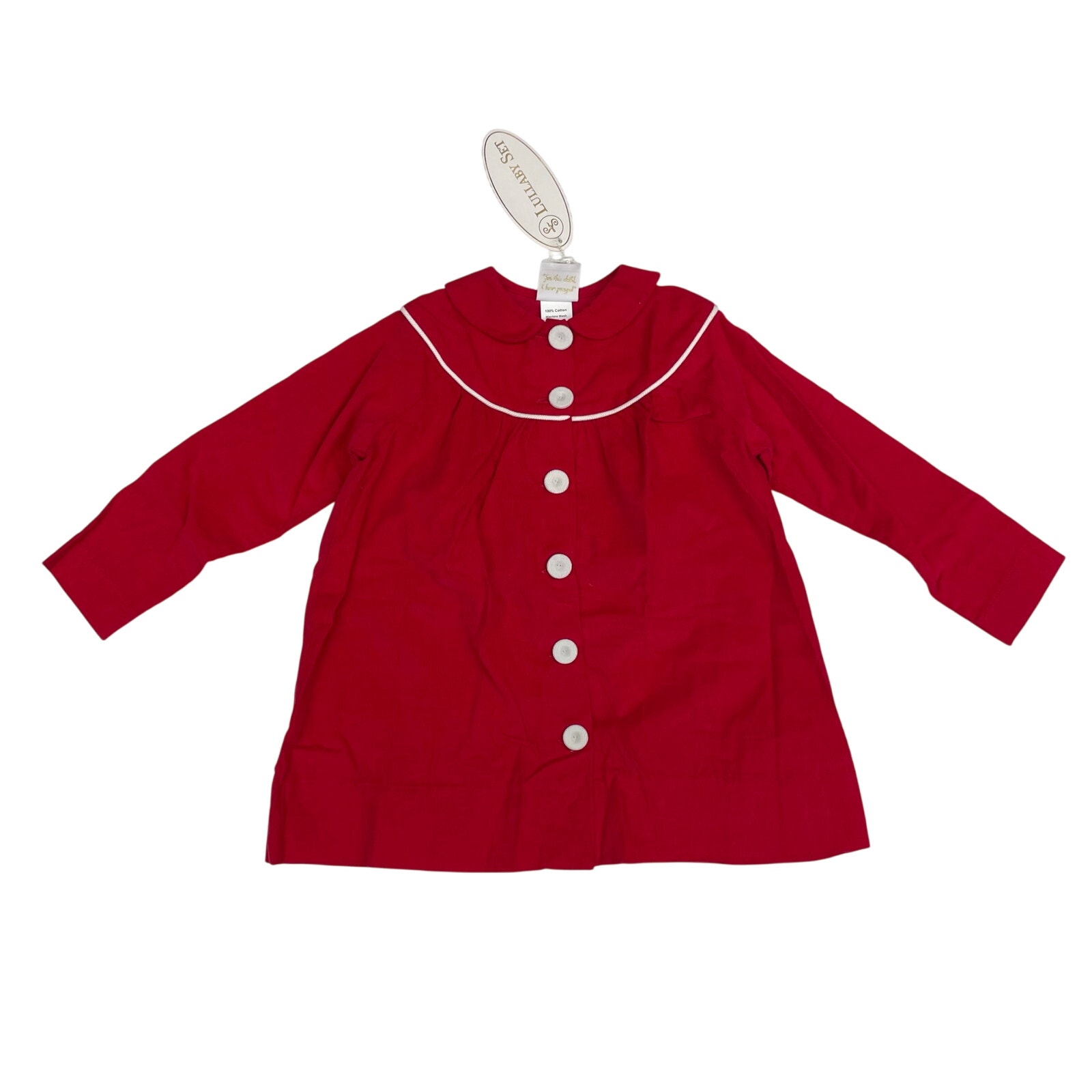NWT Lullaby Set Size 5 Red Collette Coat